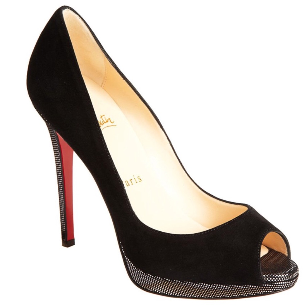 Christian Louboutin Yolanda 120 Suede M Square